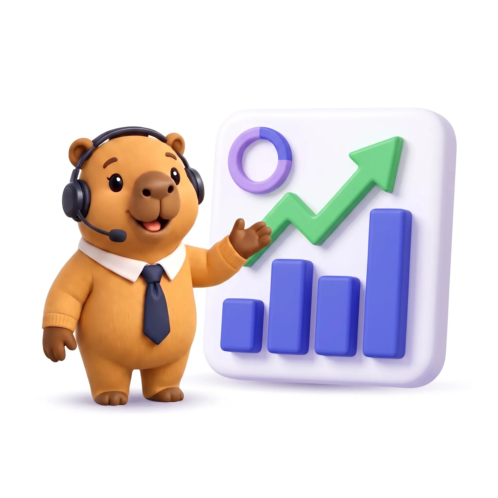 Talkybara presenting a call analytics dashboard